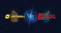 LootBar and G2G side-by-side comparison for buying game currency and top-ups